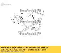 Ici, vous pouvez commander le machine à laver auprès de Piaggio Group , avec le numéro de pièce 006173: