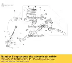 Tutaj możesz zamówić rura sprz? G? A od Piaggio Group , z numerem części 896475: