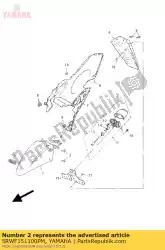 Ici, vous pouvez commander le garde-boue avant mdrm3 auprès de Yamaha , avec le numéro de pièce 5RWF151100PM: