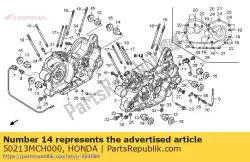 rubberen comp., montage (c) van Honda, met onderdeel nummer 50213MCH000, bestel je hier online: