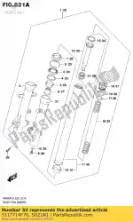 Here you can order the spring,rebound from Suzuki, with part number 5117714F70: