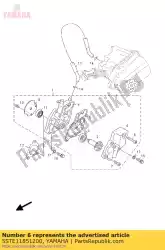 Qui puoi ordinare coperchio lato testata 1 da Yamaha , con numero parte 5STE11851200: