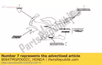 86647MGPD00ZC, Honda, mark (fireblade) * type1 * (type1) honda cbr 1000 2012 2013, Nuovo