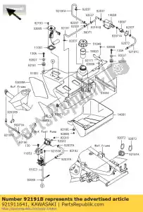 Kawasaki 921911641 rura 5x9x160 - Dół