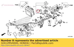 Honda 32412MV4000 tampa, terminal de bateria - Lado inferior