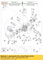 59431001400, KTM, carburetor fcr-mx 4122b 06 ktm smr sx sxs 450 2006 2007, New