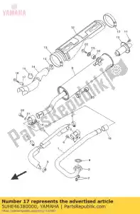 yamaha 5UHE46380000 collar - Bottom side