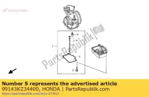 honda 99143KZ34400 jet, belangrijkste # 440 - Onderkant