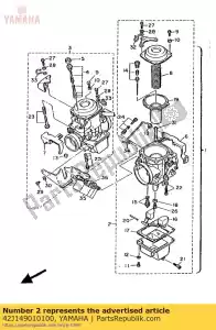 Yamaha 42J149010100 gruppo carburatore 1 - Il fondo