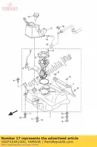 yamaha 1SDF414A1000 couverture, remplissage - La partie au fond