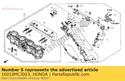 Aquí puede pedir palanca fijada a, arrancador de Honda , con el número de pieza 16018MCJ003: