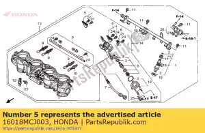 Honda 16018MCJ003 palanca fijada a, arrancador - Lado inferior