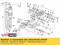 855578, Piaggio Group, amortecedor traseiro mxv aprilia  mxv 450 2008 2009 2010, Novo