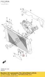Here you can order the bracket,rdtr un from Suzuki, with part number 1774117G00:
