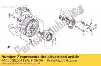 44650GEZ641ZA, Honda, ruota secondaria * nh303m * honda nps 50 2005 2006 2007 2008 2009 2010 2011 2012, Nuovo