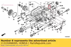 Ici, vous pouvez commander le col, fr. Couverture auprès de Honda , avec le numéro de pièce 11333HN8000: