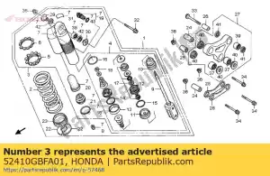 Honda 52410GBFA01 amortisseur comp, arrière - La partie au fond