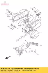 Aqui você pode pedir o conjunto de braçadeira de mangueira em Yamaha , com o número da peça 9045045X0000: