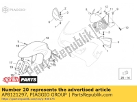 AP8121297, Aprilia, insert d'expansion m5, Nouveau