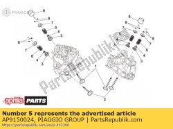 Aprilia AP9150024, Einlassventilfeder, OEM: Aprilia AP9150024