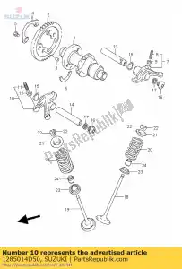 Suzuki 1285014D50 arm, v.rocker ex - Dół