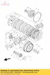 Aquí puede pedir placa, peso de empuje de Yamaha , con el número de pieza 527165201000: