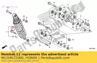 90154KZZ900, Honda, bolt, flange, 10x53 honda crf  r l x m crf250l crf250m crf250la crf250rla 250 , New