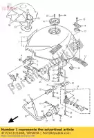 4TV241101008, Yamaha, brandstoftank comp. yamaha yzf yzfr thundercat 600, Nieuw