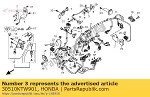 Honda 30510KTW901 bobine bobine, allumage - La partie au fond