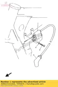 yamaha 3SR823101000 bobina de ignição - Lado inferior
