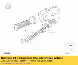 handremhendel met geïntegreerde abs (tot 06/2001) van BMW, met onderdeel nummer 32722333503, bestel je hier online: