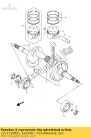 1216119B03, Suzuki, connrod suzuki lt f250 quadrunner ozark z250 quadsport z250z 250 , Nieuw