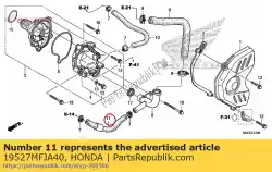 Aqui você pode pedir o mangueira c, água em Honda , com o número da peça 19527MFJA40: