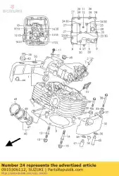 Here you can order the bolt from Suzuki, with part number 0910306112: