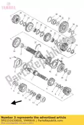 Here you can order the housing, bearing 1 from Yamaha, with part number 5PS151630000: