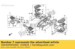 Here you can order the no description available at the moment from Honda, with part number 50640MN5000: