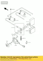 211191313, Kawasaki, accenditore zr550-b2 kawasaki zephyr 550 1991 1992 1993 1994 1996 1997 1998, Nuovo