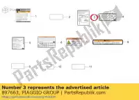 897663, Piaggio Group, carbon filter sticker aprilia shiver zd4rag00 750 2011 2012 2013 2015 2016, New