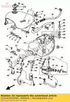 2GV241810000, Yamaha, amortecedor, localizando 1 yamaha xv xvse virago s kw 535 25, Novo