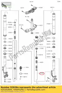 kawasaki 920260896 01 espaciador - Lado inferior