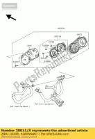 280110038, Kawasaki, mètre, vitesse et tacho, mph / kp ex650 kawasaki er-6f 650 2006 2007 2008, Nouveau