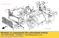 Aqui você pode pedir o ficar, radiador superior em Honda , com o número da peça 19130MT4000: