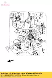 Ici, vous pouvez commander le agrafe auprès de Yamaha , avec le numéro de pièce 5EL149190000: