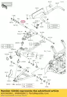 420360061, Kawasaki, 01 manica kawasaki  800 2017 2018 2019 2020 2021, Nuovo