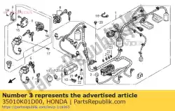 Here you can order the key set from Honda, with part number 35010K01D00: