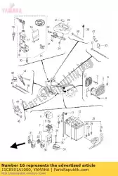 Qui puoi ordinare gruppo centralina motore da Yamaha , con numero parte 11C8591A1000: