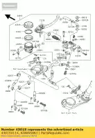 430150114, Kawasaki, cylinder-assy-master, fr zx1400 kawasaki zzr 1400 2006 2007 2008 2009, Nowy