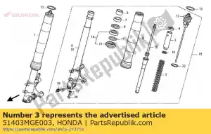 Honda 51403MGE003 colarinho primavera - Lado inferior