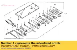 Here you can order the tool set from Honda, with part number 89010ML4000: