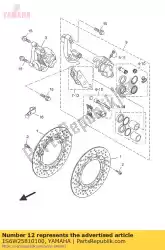 Tutaj możesz zamówić zacisk shim od Yamaha , z numerem części 1S6W25810100: